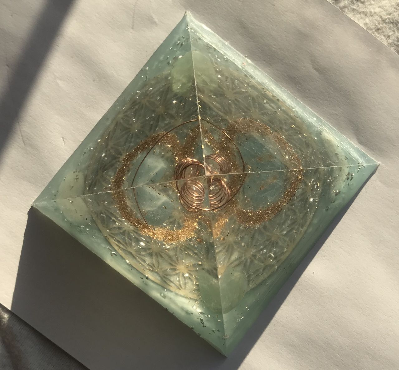 orgonite verte